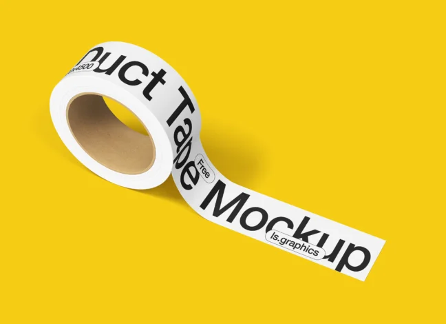 Paper duct tape mockup featured