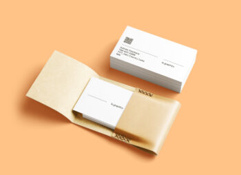 Business Cards Holder Mockup