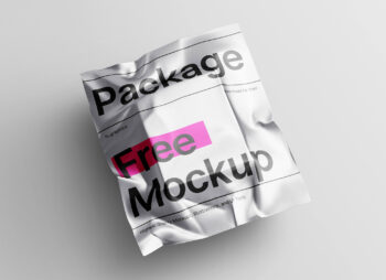 Metallic Package Mockup