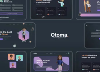 Otoma Agency, Saas & Seller UI Kit