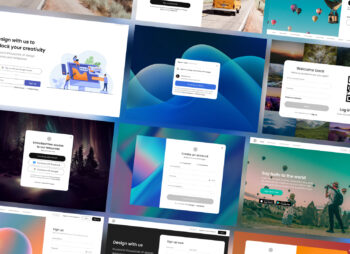 50 Websites Sign In/Sign Up UI Kit