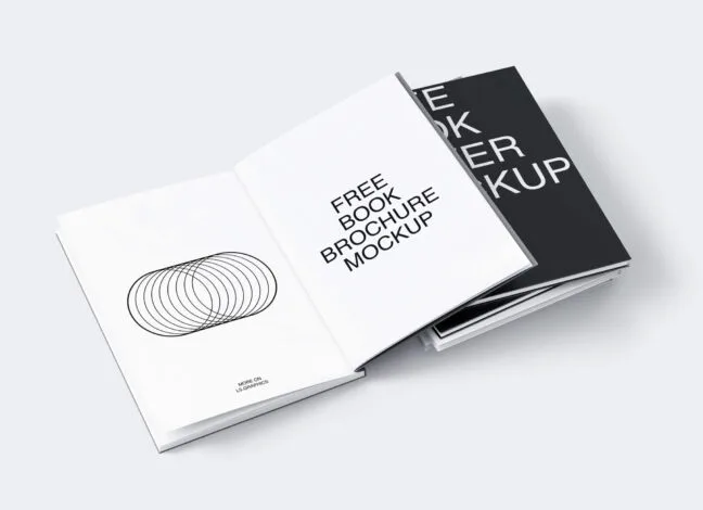 Book Cover Inside Mockups