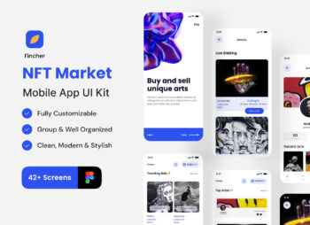 Fincher: NFT Marketplace App UI Kit