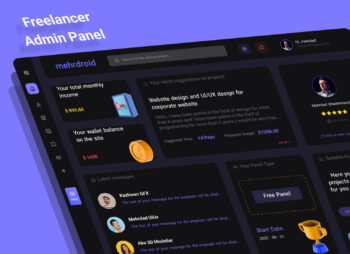 Shady Freelancer Admin UI Kit