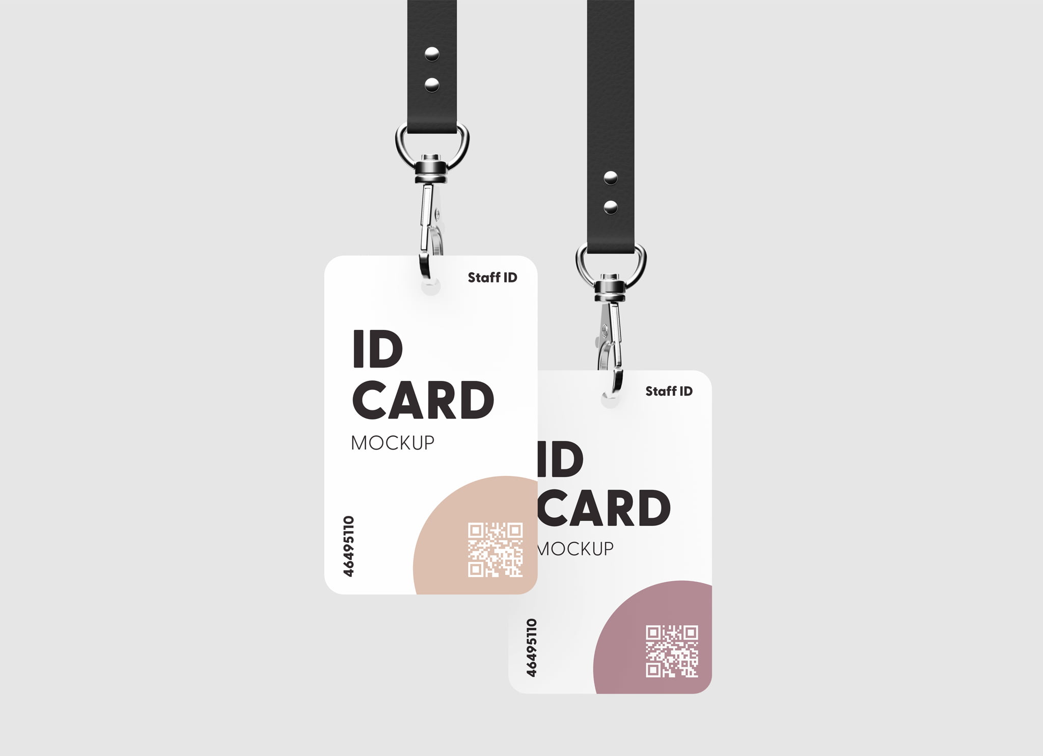 Hanging ID Card Mockup