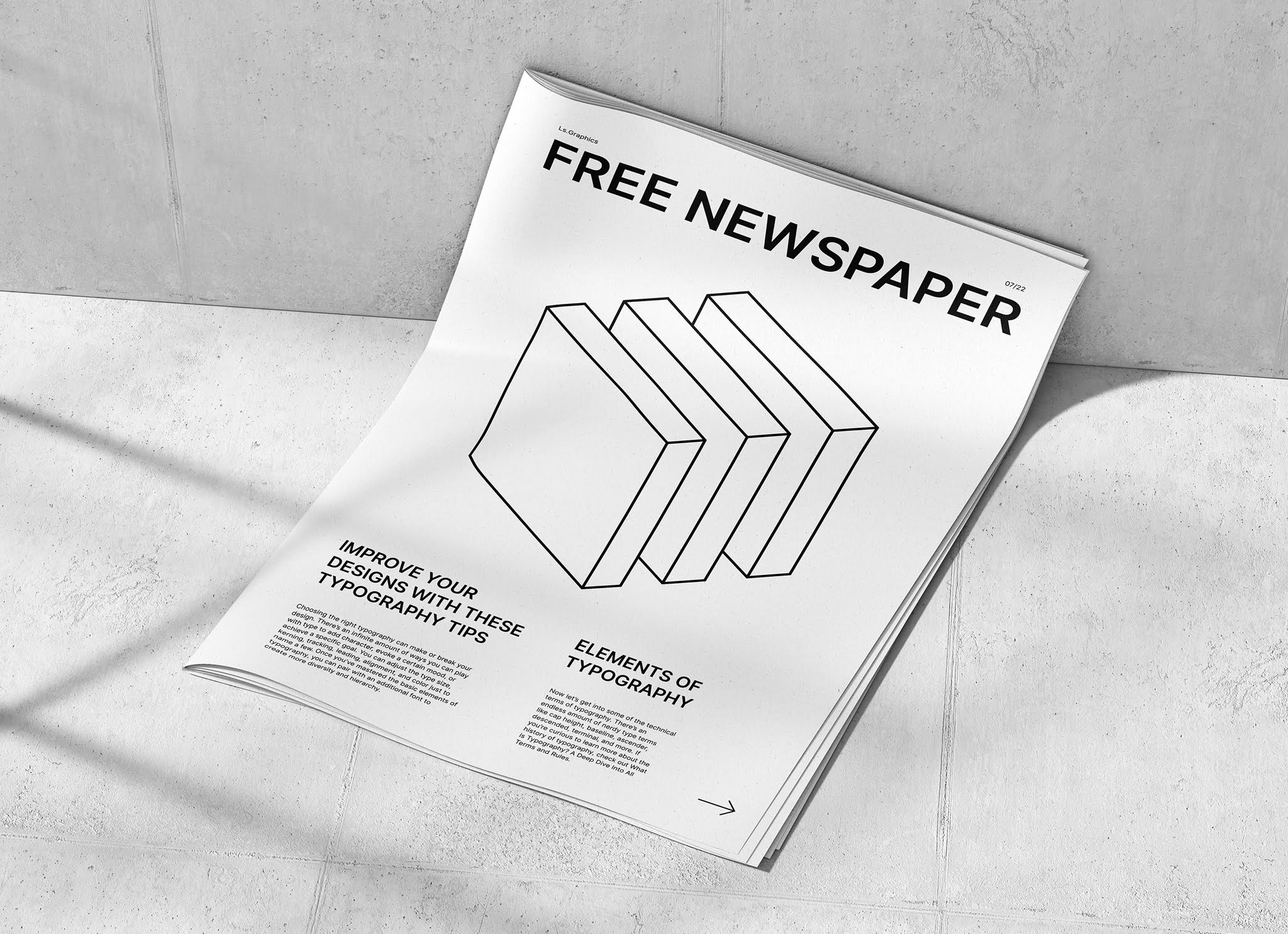 Newspaper Cover Mockup