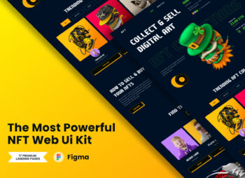 15+ NFT Landing Pages UI Kit