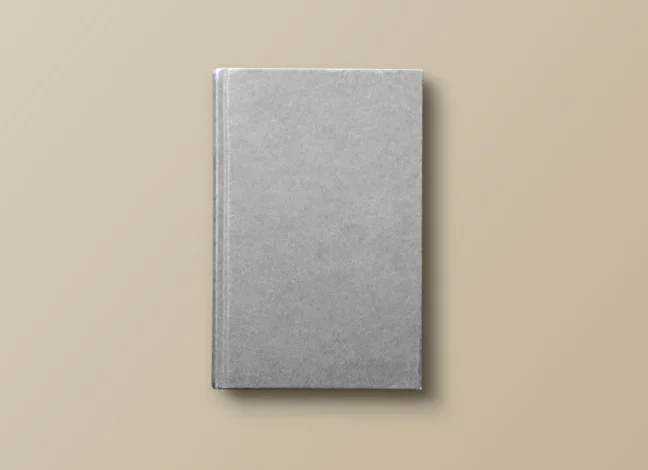 A5 Hardcover Book Mockup