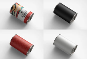 Aluminum Tin Can Mockup