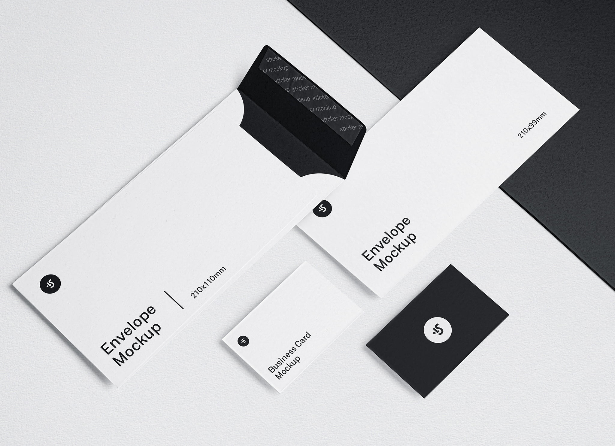 Business Card & Envelope Mockups