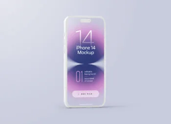 Clay iPhone 14 Pro Mockup