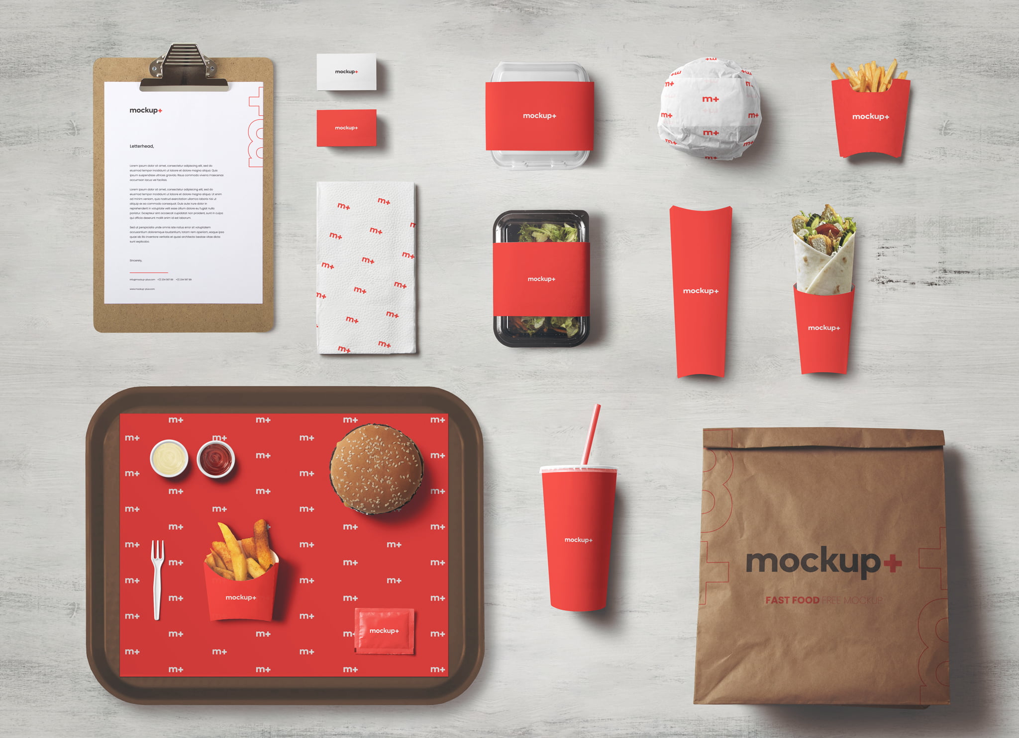 Fast-food Branding Mockup