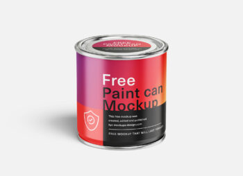 Paint Can Mockup