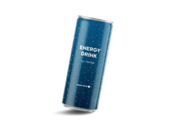 Tall Aluminium Can Mockup