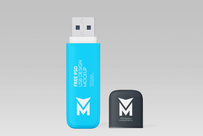 USB Flash Drive Mockup