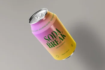 Soda Can Mockup