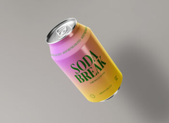 Soda Can Mockup