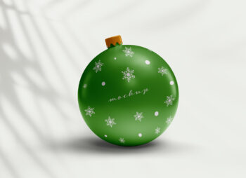 Christmas Ball Mockup