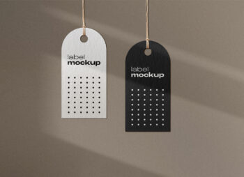 Clothing Tag Label Mockup