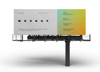 Highway Billboard Mockup