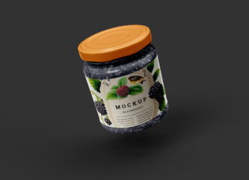 Jam Jar Mockup