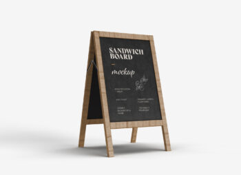 Sandwich Board Mockup