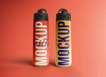 Thermos Bottle Mockup