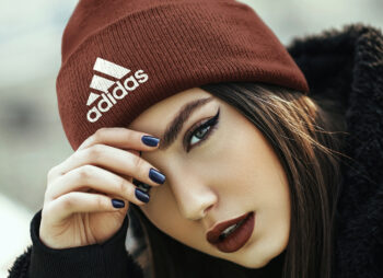 Women Beanie Hat Mockup