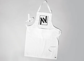 Withe Apron Mockup