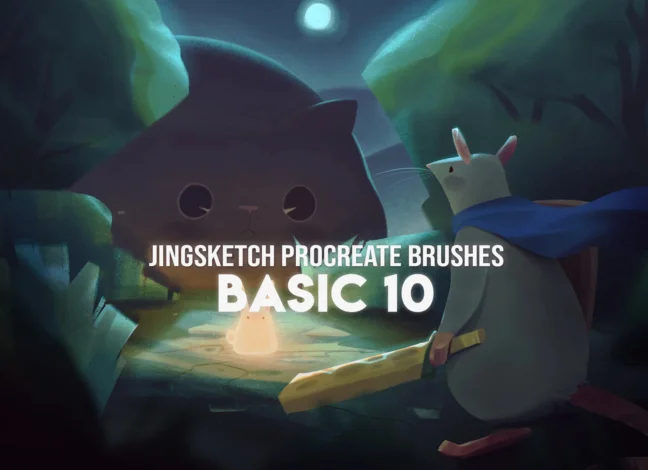 10 Basic Procreate Brushes