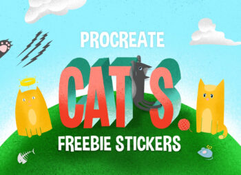 Cats Procreate Stamp Brushes