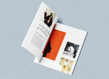 Creative Opened Magazine Mockup