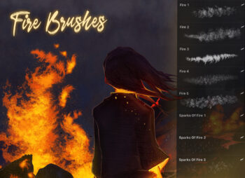 Fire Procreate Brushes