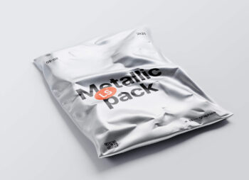 Metallic Package Mockup