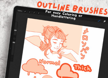 Outline Procreate Brushes