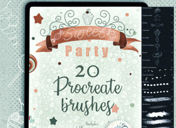 Sweet Party Procreate Brushes