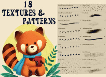 Textures & Patterns Procreate Brushes