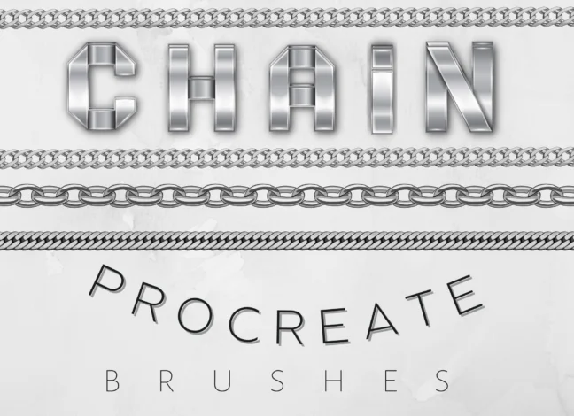 Chain Procreate Brushes