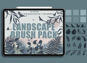 Stamps Canvas Paper Textures Brushes