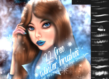 Winter Holiday Procreate Brushes