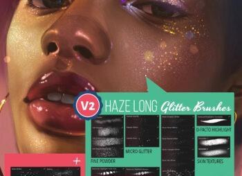 Glitter Procreate Brushes + Tutorial