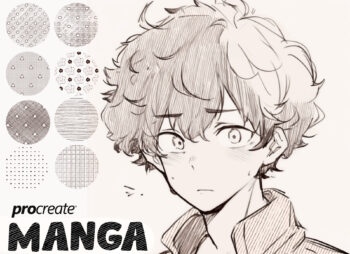 Manga Texture Procreate Brushes