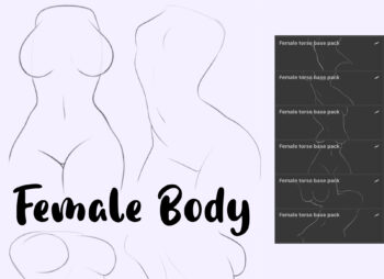 Female Body Procreate Brushes