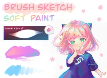 Sketch Soft Paint Procreate Brush