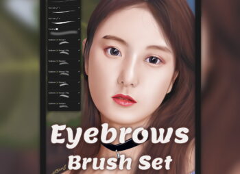 Eyebrows Procreate Brush Set