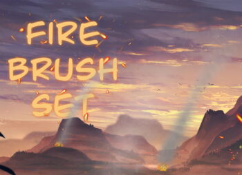 Fire Flames Procreate Brush Set