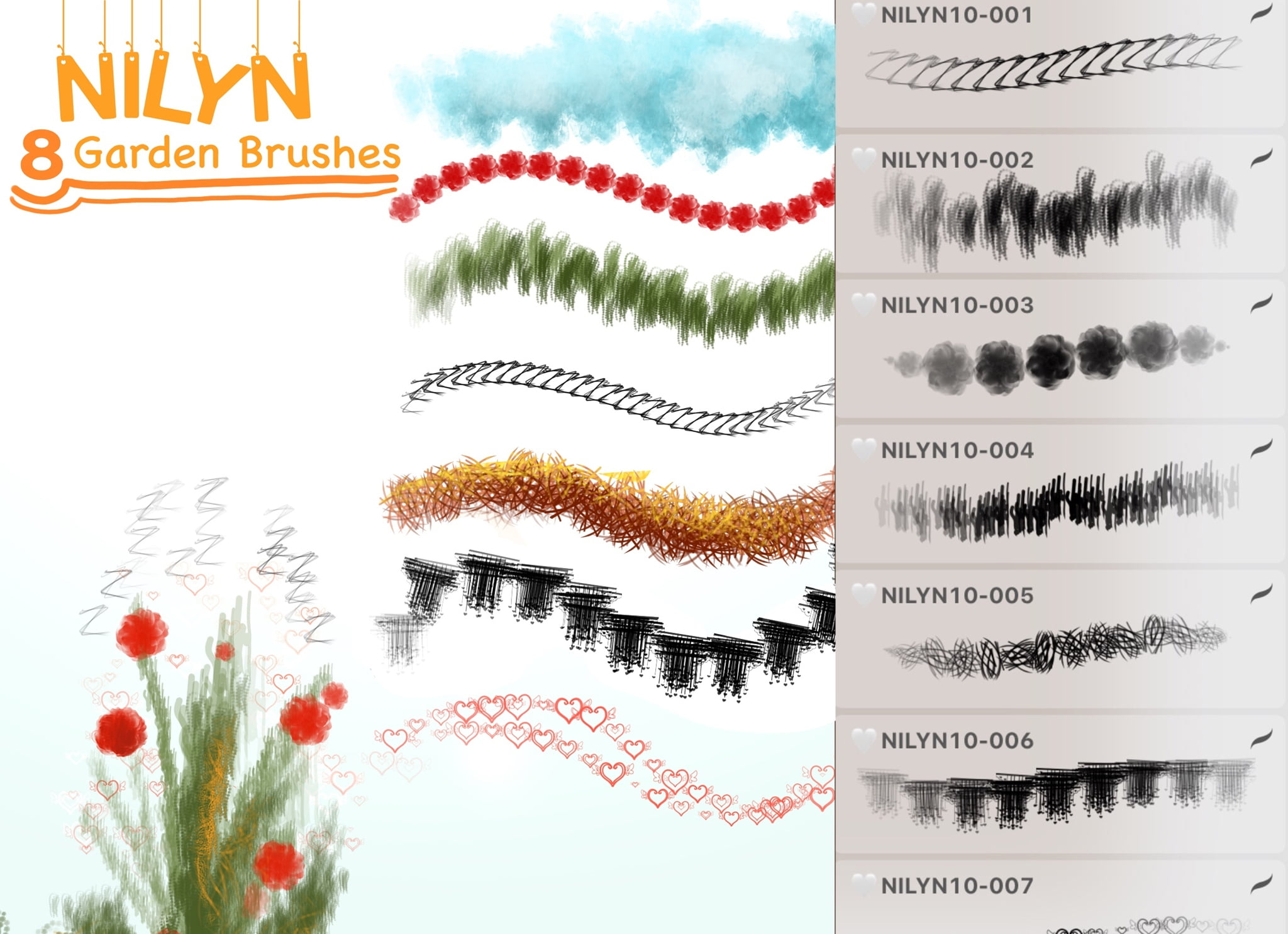 Garden Procreate Brushes