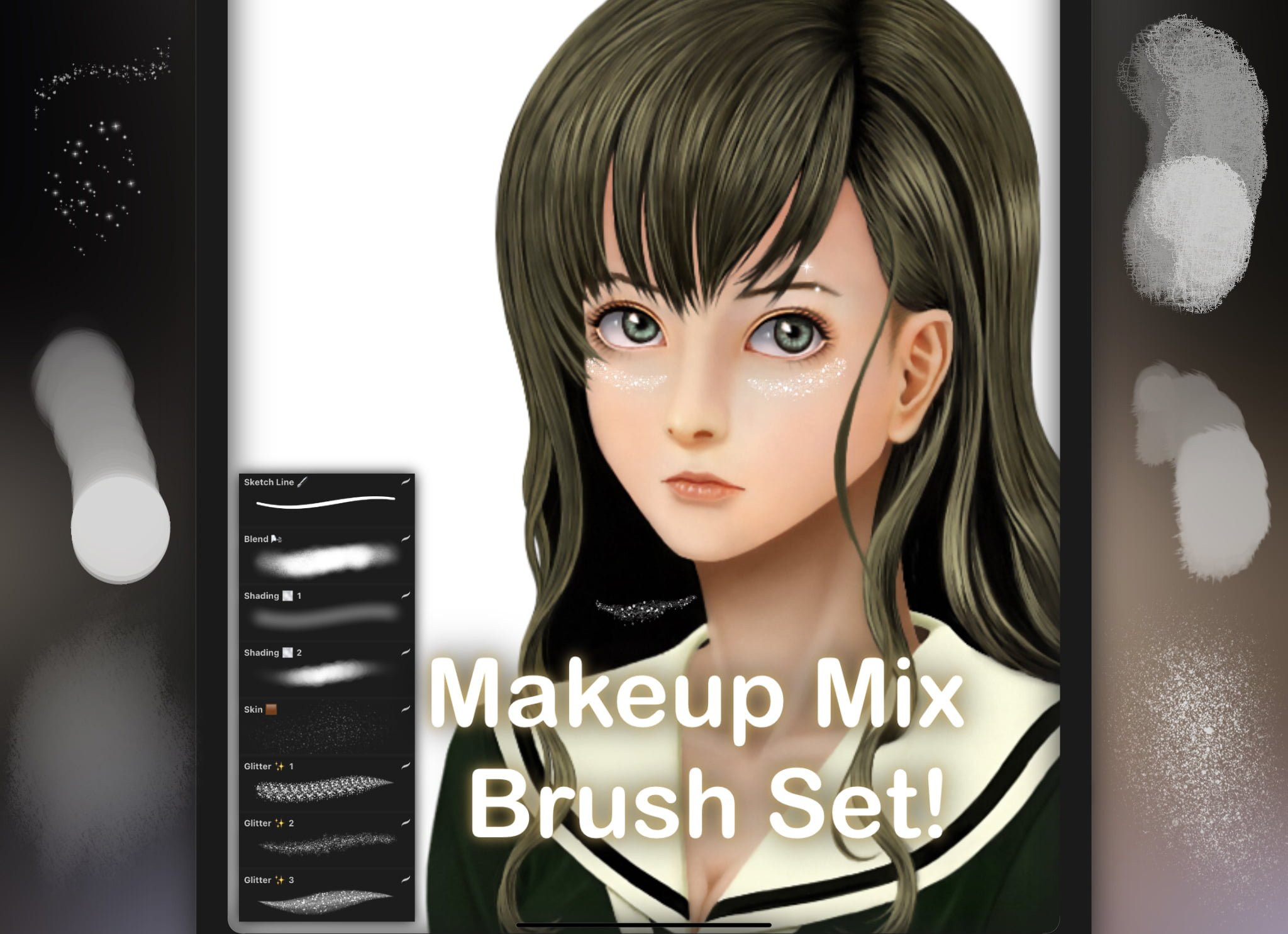 Makeup Mix Procreate Brushes