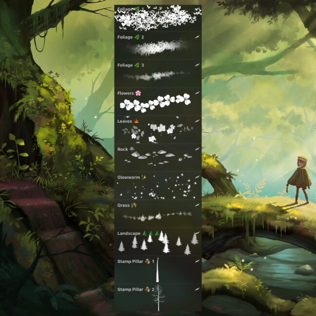 Nature Procreate Brush Set