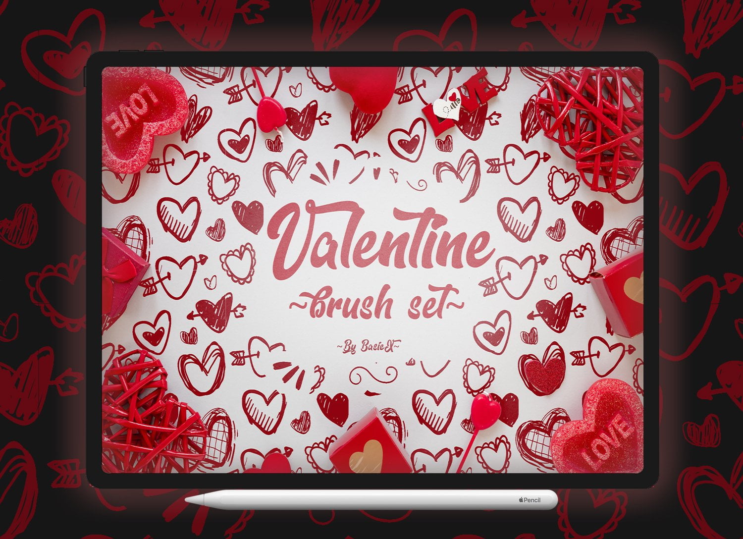 Valentine's Set Procreate Brushes